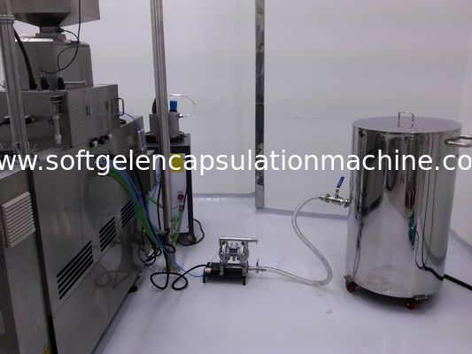 Oval Dikdörtgen Şekilli Balık Yağı veya Vitamin Softgel için Ar-Ge Softgel Üretim Hattı