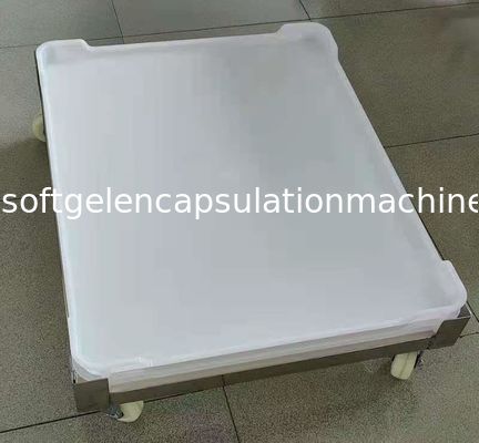 Hafif Plastik Soğutucu Tepsi Gıda Sınıfı İstiflenebilir Düz Tabanlı 762 * 600 * 55mm
