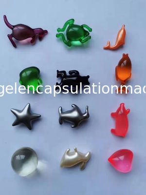 Plc Paintball Kapsülleme Makinesi Helal Yumuşak Kapsül Yağ ve Macun Dolum