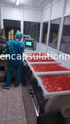 CE Belgesi 5rpm Softgel Kapsülleme Makinesi Plc Kontrolü