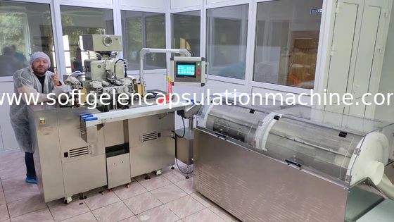 Farmasötik Ürünler Softgel Kapsülleme Makinesi 7rpm