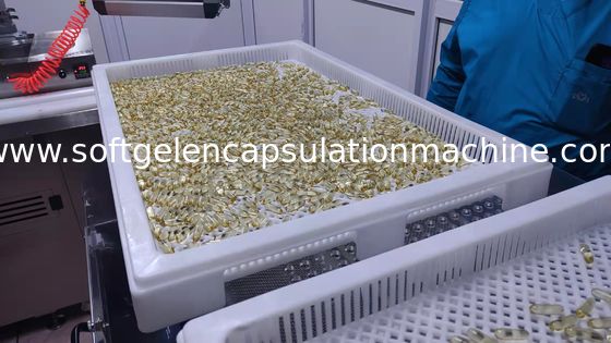 Farmasötik Ürünler Softgel Kapsülleme Makinesi 7rpm