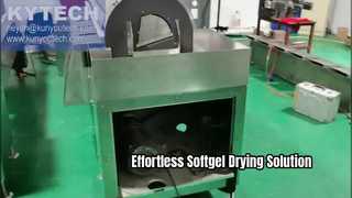 Easy Lift Softgel Tumbler Kurutucu Verimliliği Çözümü